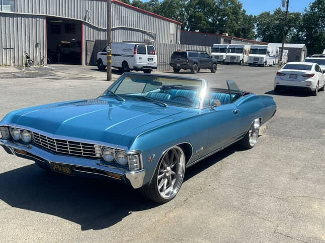 
								67 impala SS convertible full									